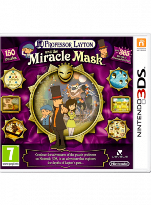 Гра Nintendo 3DS Professor Layton and the Miracle Mask Europe Англійська Версія Б/У