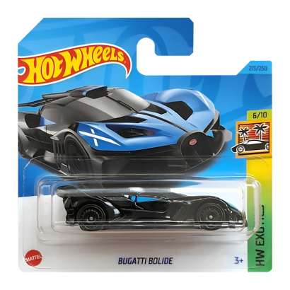 Машинка Базовая Hot Wheels Bugatti Bolide Exotics 1:64 HKG64 Black - Retromagaz