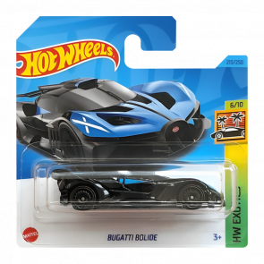 Машинка Базовая Hot Wheels Bugatti Bolide Exotics 1:64 HKG64 Black