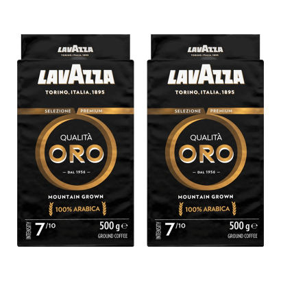 Набір Кава Мелена 2шт Lavazza Oro Mountain Grown 250g - Retromagaz