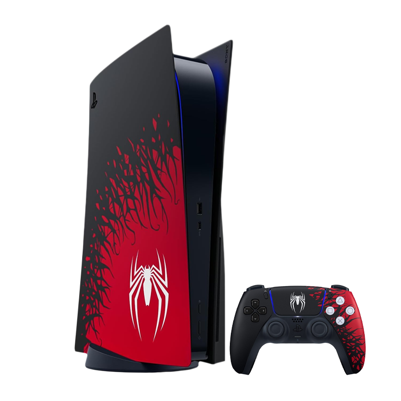 Консоль Sony PlayStation 5 Blu-ray Spider-Man 2 Limited Edition 825GB Red Black Новий - Retromagaz