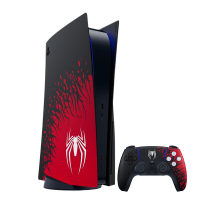 Консоль Sony PlayStation 5 Blu-ray Spider-Man 2 Limited Edition 825GB Red Black Новый - Retromagaz