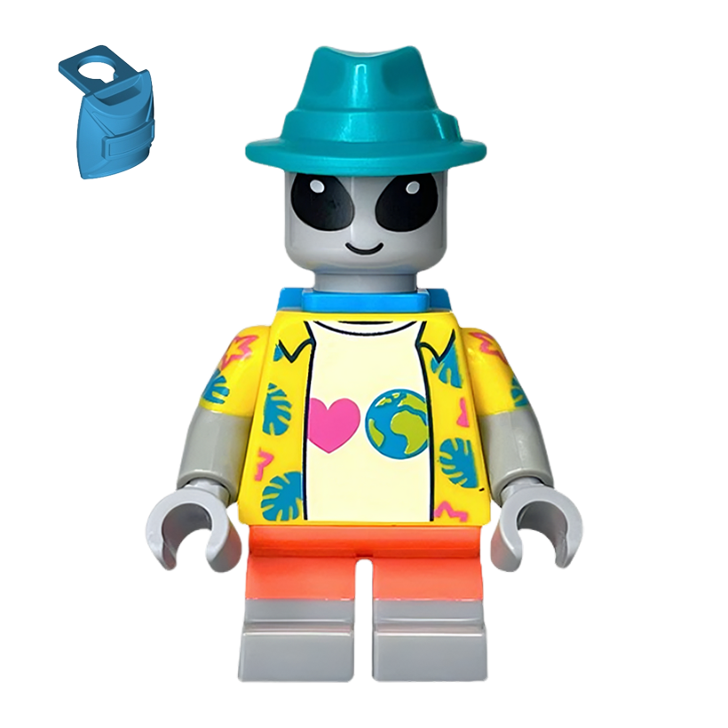 Фигурка Lego Series 26 Alien Tourist Collectible Minifigures col438 Б/У - Retromagaz