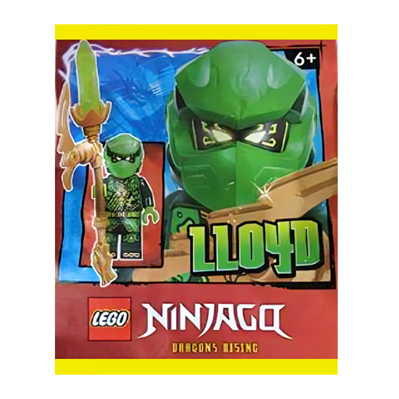Конструктор Lego Фігурка Dragons Rising Season 3 Lloyd Paper Bag Ninjago 892508 njo0928 Новий - Retromagaz