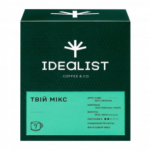 Дрип-кофе Idealist Coffee Co Твой Микс 7 Дрипов 84g - Retromagaz