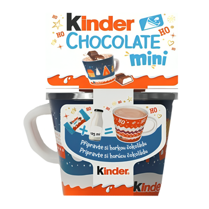 Шоколад Молочний Kinder Chocolate Mini Горнятко 102g - Retromagaz