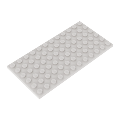 Пластина Lego Обычная 6 x 12 3028 4120020 White 2шт Б/У - Retromagaz