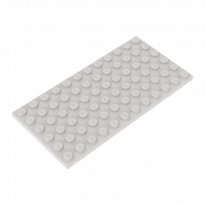 Пластина Lego Обычная 6 x 12 3028 4120020 White 2шт Б/У