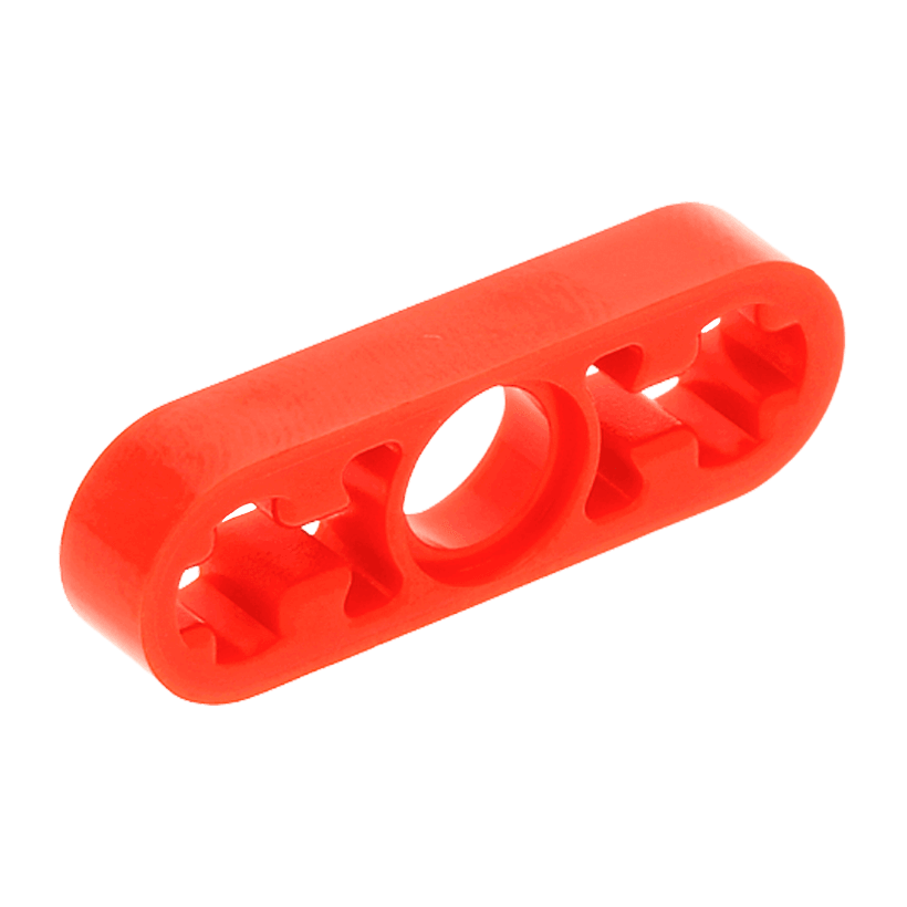 Technic 10шт Lego Балка Тонка Пряма 1 x 3 6632 65123 4107824 6364451 Red Б/У - Retromagaz