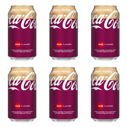 Набір Напій Coca-Cola Cherry Vanilla 330ml 6шт - Retromagaz