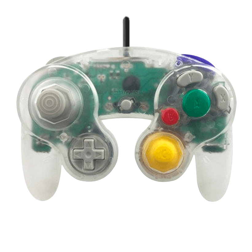 Геймпад Дротовий RMC GameCube Trans-Clear 1.7m Новий - Retromagaz
