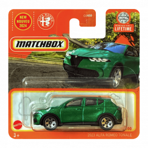 Машинка Большой Город Matchbox 2023 Alfa Romeo Tonale Roadtrip 1:64 HVN47 Green - Retromagaz