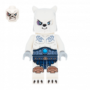 Фигурка Lego Legends of Chima Ice Bear Tribe Warrior 1 loc119 Б/У Нормальный - Retromagaz