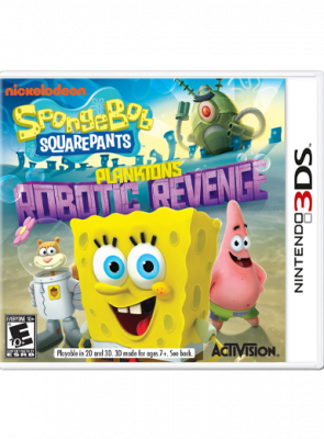 Гра Nintendo 3DS SpongeBob SquarePants: Plankton's Robotic Revenge USA Англійська Версія Б/У - Retromagaz