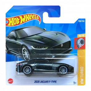 Машинка Базовая Hot Wheels 2020 Jaguar F-Type Super Treasure Hunt STH Turbo 1:64 HCY17 Grey