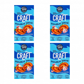 Набір Грінки 4шт Flint Craft Double Wave зі Смаком Домашній Часник 70g - Retromagaz
