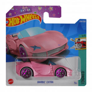 Машинка Базова Hot Wheels Barbie Extra Tooned 1:64 HCX32 Pink