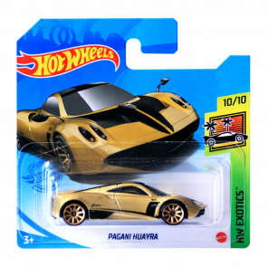 Машинка Базовая Hot Wheels Pagani Huayra Exotics 1:64 GRY90 Gold