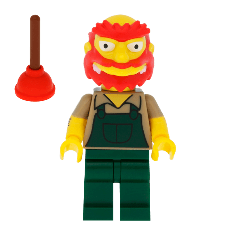 Фігурка Lego Cartoons The Simpsons colsim2-13 Новий Willie Groundskeeper - Retromagaz