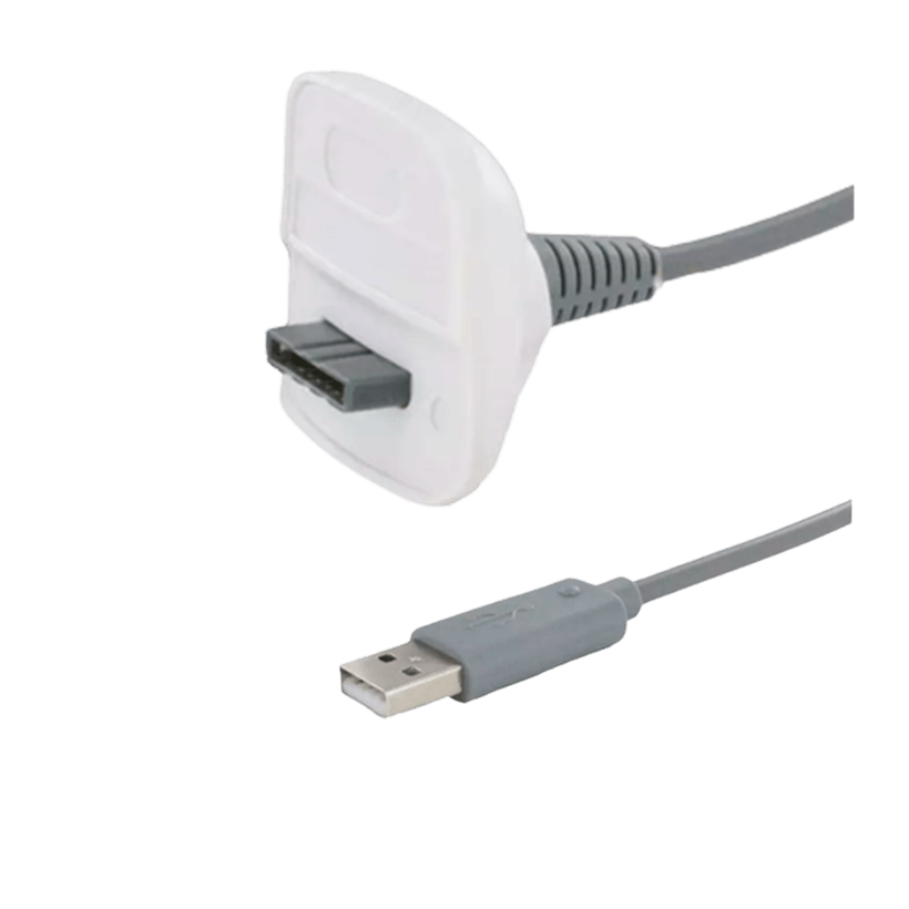 Зарядний Пристрій Дротовий RMC Xbox 360 USB Grey 1.5m Б/У - Retromagaz