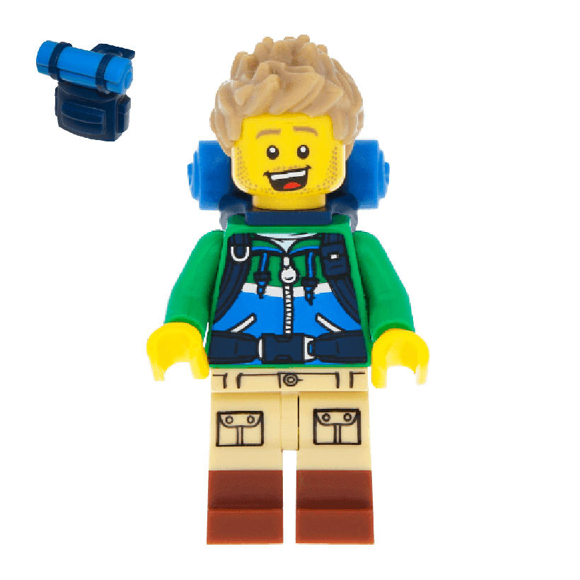 Фігурка Lego Series 16 Hiker Collectible Minifigures col16-6 col249 Б/У - Retromagaz