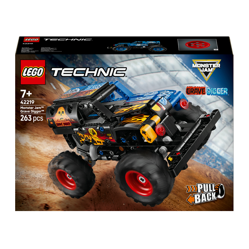 Конструктор Lego Monster Jam Grave Digger Вогонь і Лід Technic 42219 Новий - Retromagaz