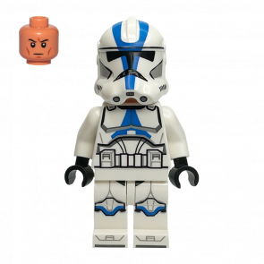 Фігурка Lego Республіка Clone Trooper 501st Legion Phase 2 Helmet with Holes Star Wars sw1337 75378 Б/У - Retromagaz