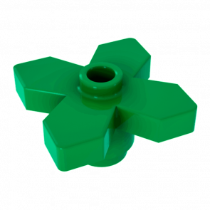 Растение Lego Leaves Angular Цветок 2 x 2 4727 4143562 Bright Green 20шт Б/У