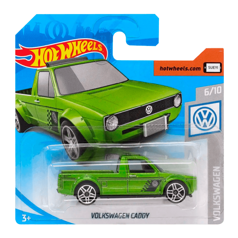 Машинка Базовая Hot Wheels Volkswagen Caddy Volkswagen 1:64 FYD59 Green - Retromagaz