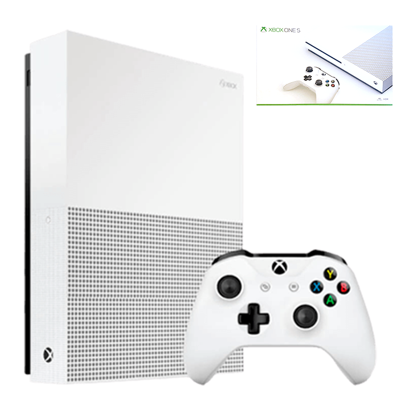 Набор Консоль Microsoft Xbox One S All-Digital Edition 1TB White Б/У  + Коробка - Retromagaz