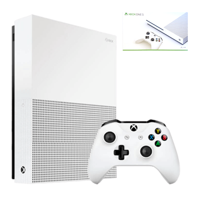Набор Консоль Microsoft Xbox One S All-Digital Edition 1TB White Б/У  + Коробка - Retromagaz