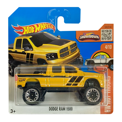Машинка Базова Hot Wheels Dodge Ram 1500 Hot Trucks 1:64 DHR50 Yellow - Retromagaz