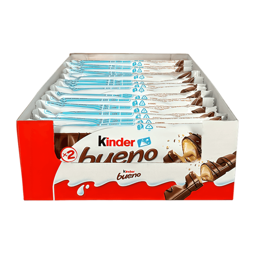 Набор Батончик 15шт Kinder Bueno 2 Pieces 43g - Retromagaz