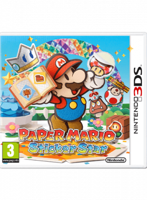 Игра Nintendo 3DS Paper Mario: Sticker Star Europe Английская Версия Б/У