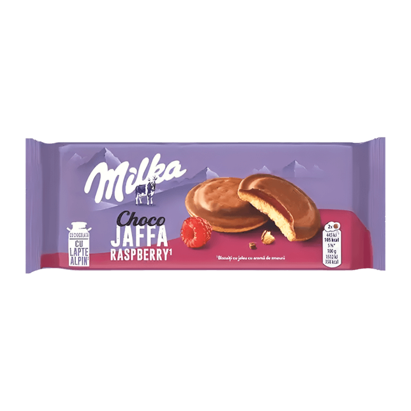 Печенье Milka Choco Dessert Raspberry 147g - Retromagaz