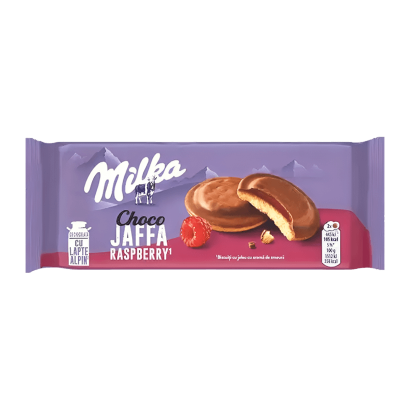 Печенье Milka Choco Dessert Raspberry 147g - Retromagaz