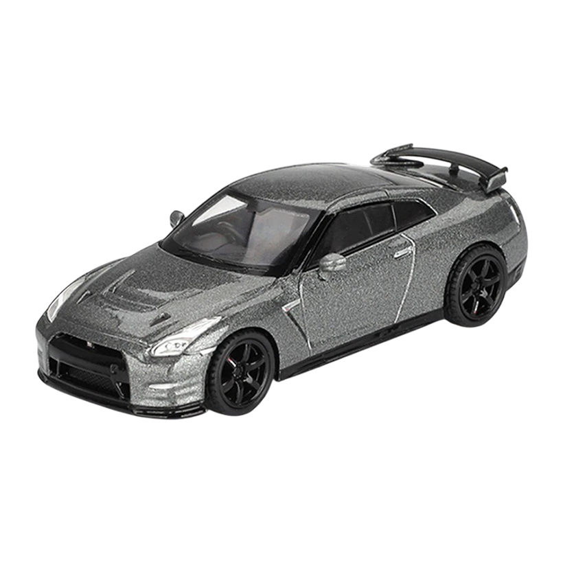 Машинка Premium MINI GT NISSAN GT-R 2013 1:64 MGT01089 Grey - Retromagaz