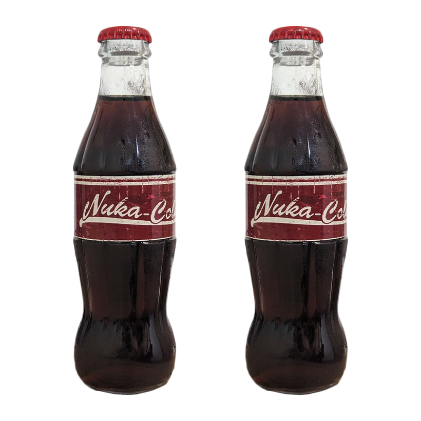 Набор Напиток 2шт Nuka-Cola Fallout Custom Стекло 250ml - Retromagaz