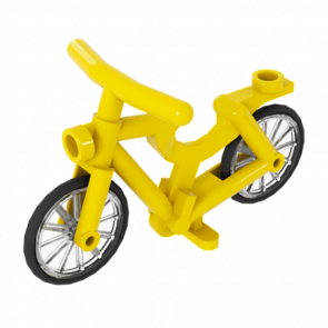 Транспорт Lego Велосипед 2-Piece Wheels 4719c01 Yellow 1шт Б/У Хороший - Retromagaz