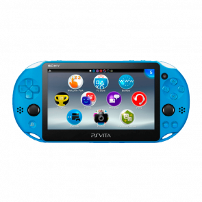 Консоль Sony PlayStation Vita Slim Модифікована 64GB Blue + 5 Вбудованих Ігор + Коробка Б/У Відмінний - Retromagaz