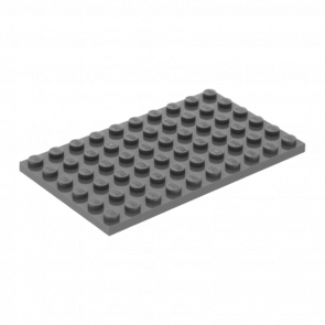 Пластина Lego Обычная 6 x 10 3033 4211114 Dark Bluish Grey 4шт Б/У