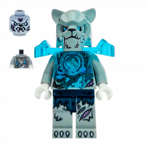Фігурка Lego Saber-Tooth Tiger Tribe Sykor Heavy Armor Legends of Chima loc132 1 Б/У - Retromagaz