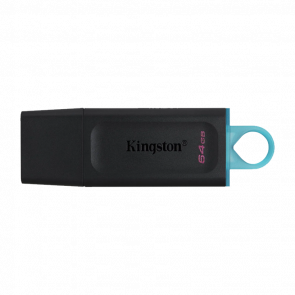 Флеш-накопичувач Kingston DT Exodia USB-A 3.2 Gen1 Black/Teal 64GB - Retromagaz