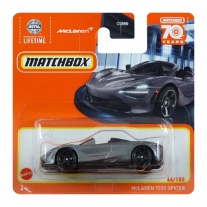 Машинка Большой Город Matchbox McLaren 720S Spider Showroom 1:64 HLD39 Grey - Retromagaz