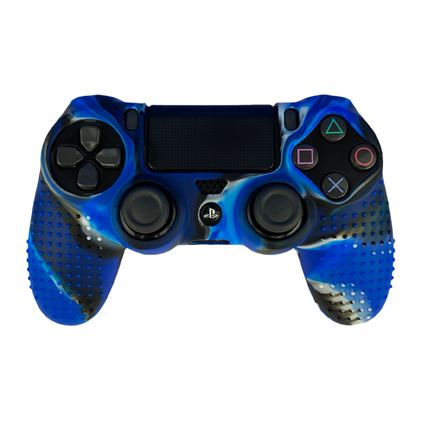 Чехол Силиконовый RMC PlayStation 4 Blue Camouflage Новый - Retromagaz