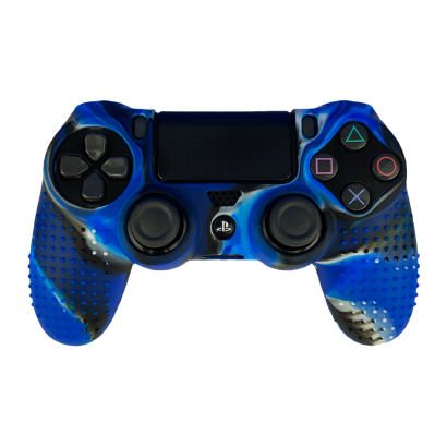 Чохол Силіконовий RMC PlayStation 4 Blue Camouflage Новий - Retromagaz