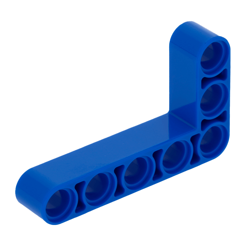 Technic 20шт Lego Балка Товста Кутова 90 3 x 5 32526 4158923 Blue Б/У - Retromagaz