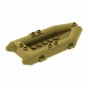 Для Судна Lego Rubber Raft Small Основа 30086 75977 6016453 Olive Green 2шт Б/У