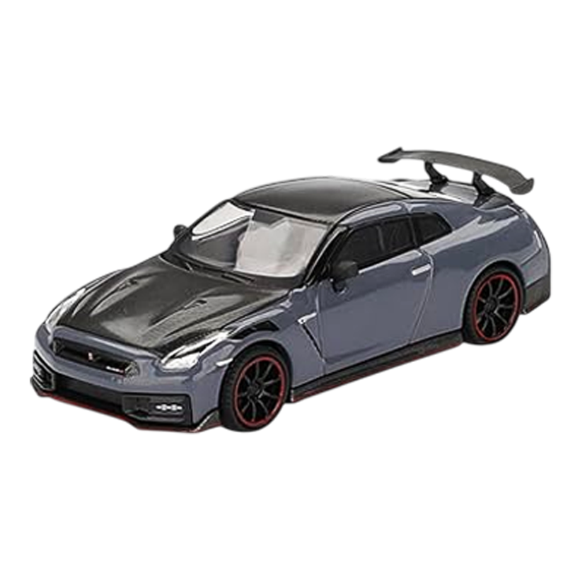 Машинка Premium MINI GT Nissan GT-R Nismo 2024 1:64 MGT00868-CH Grey - Retromagaz