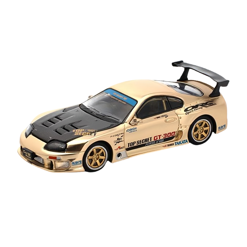 Машинка Premium POP Race Toyota Supra GT300 Top Secret 1:64 pr64-0277 Gold - Retromagaz